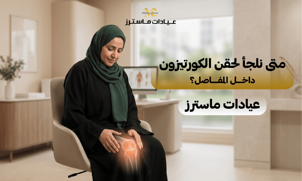 متى نلجأ لحقن الكورتيزون داخل المفاصل؟ – عيادات ماسترز