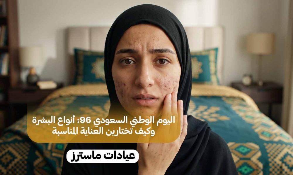 اليوم الوطني السعودي 96: أنواع البشرة وكيف تختارين العناية المناسبة