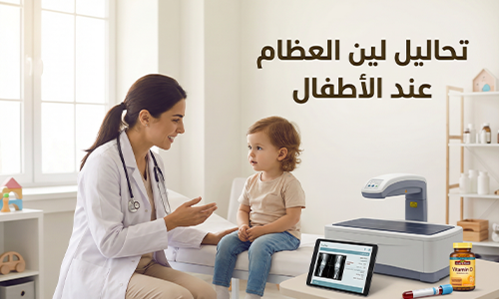 عظام طفلك تحت المجهر الطبي في مختبر ماسترز