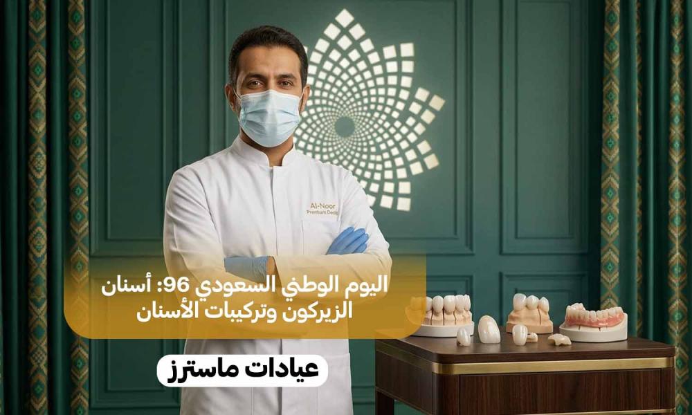 اليوم الوطني السعودي 96: أسنان الزيركون وتركيبات الأسنان
