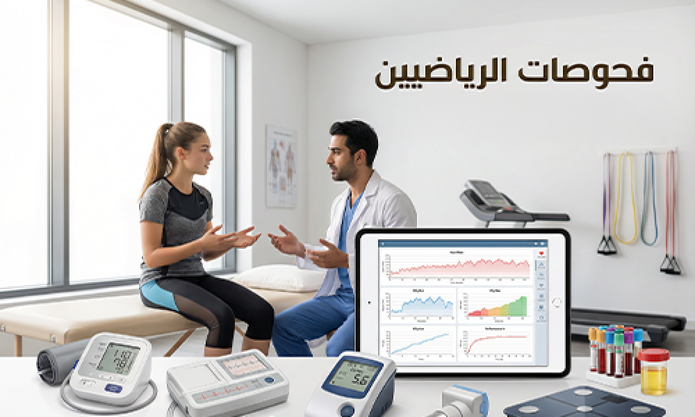 تحاليل خاصة بالرياضيين لتحسين الأداء – عيادات ماسترز