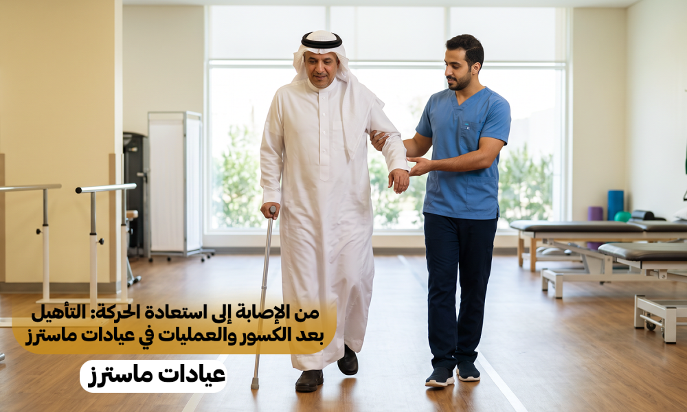 بعد العملية أو الكسر.. رحلة استعادة الحركة تبدأ من عيادات ماسترز