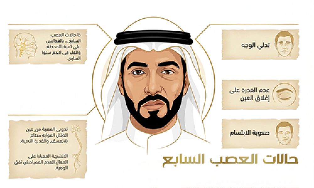 علاج العصب السابع: استعادة حركة الوجه ووظائف العضلات