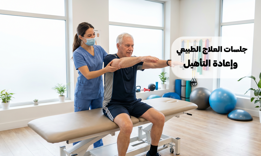 جلسات العلاج الطبيعي وإعادة التأهيل – عيادات ماسترز