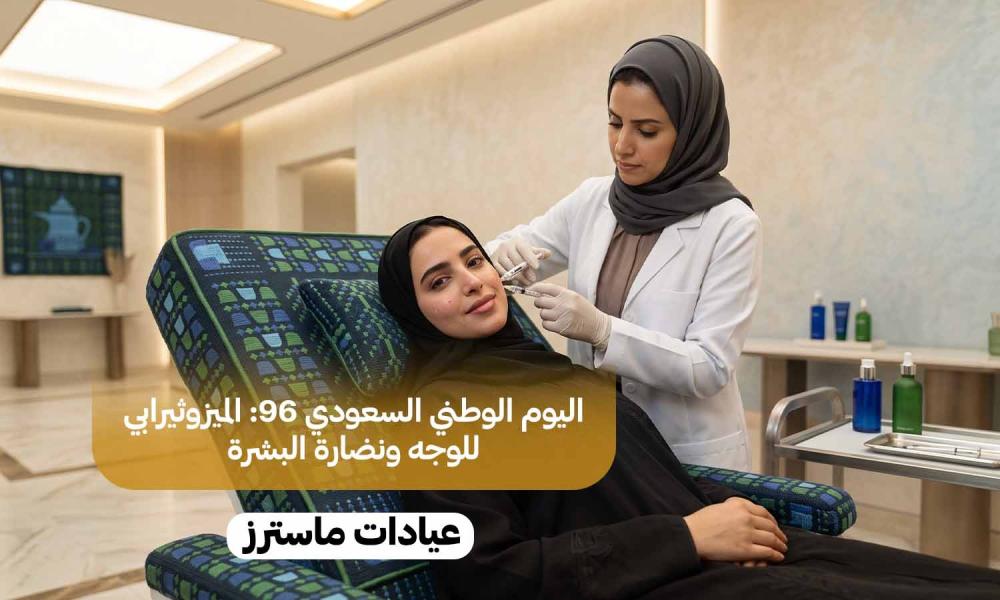 اليوم الوطني السعودي 96: الميزوثيرابي للوجه ونضارة البشرة