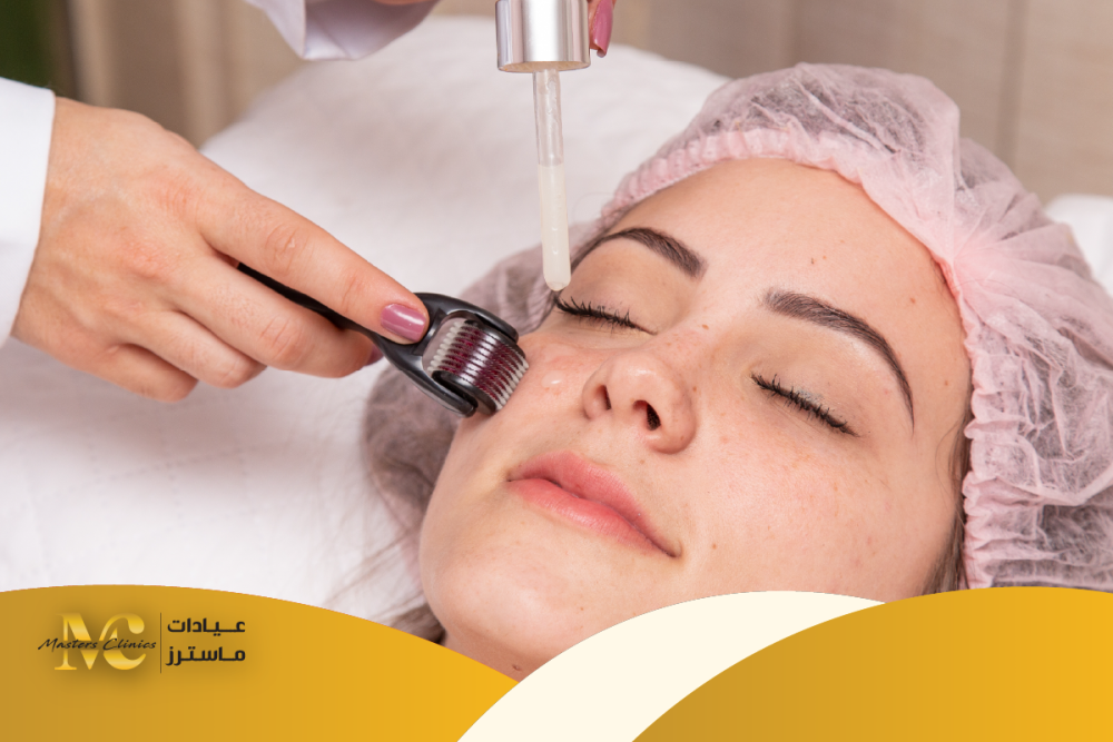 الديرما رولر في العيادات vs المنزل