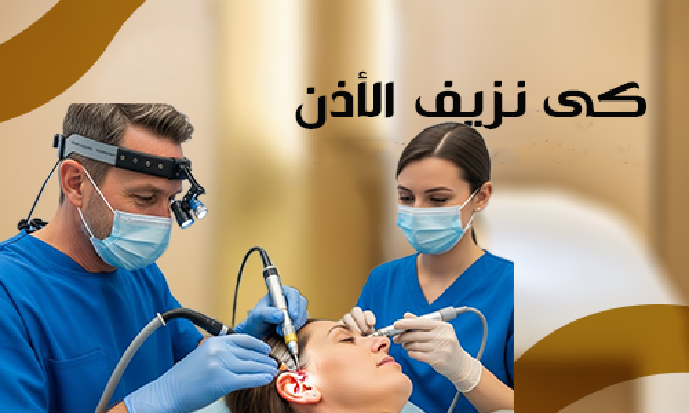 علاج نزيف الأذن بسرعة وأمان في عيادات ماسترز