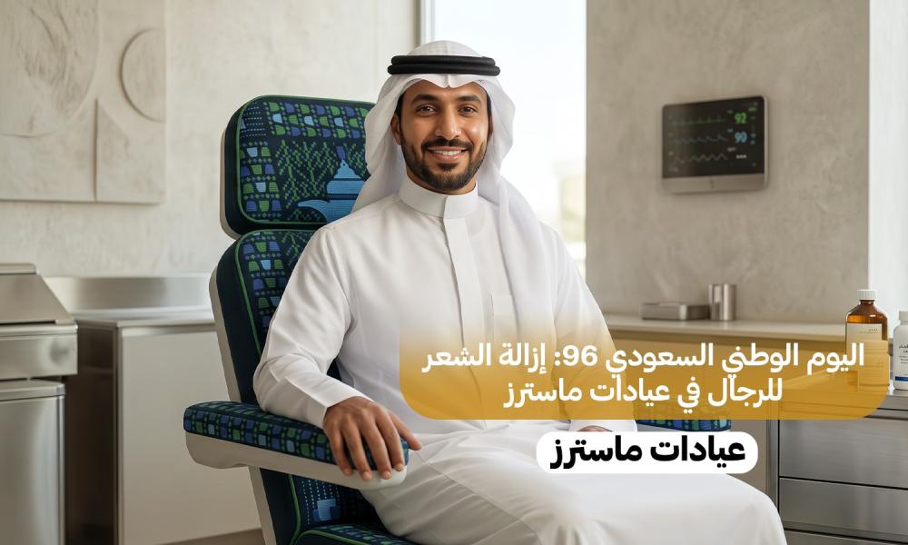 اليوم الوطني السعودي 96: إزالة الشعر للرجال في عيادات ماسترز