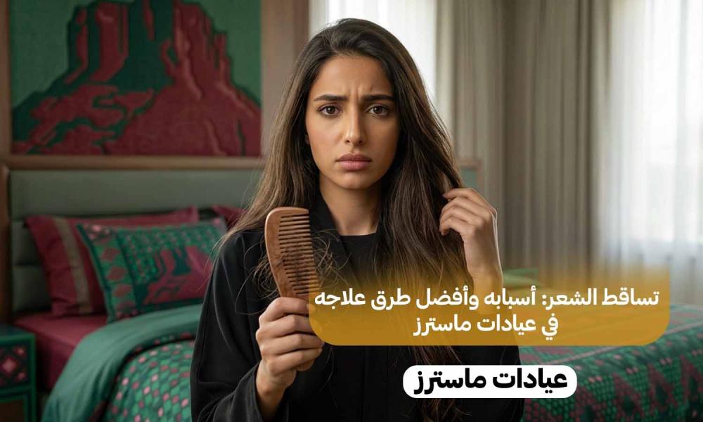 تساقط الشعر: أسبابه وأفضل طرق علاجه في عيادات ماسترز