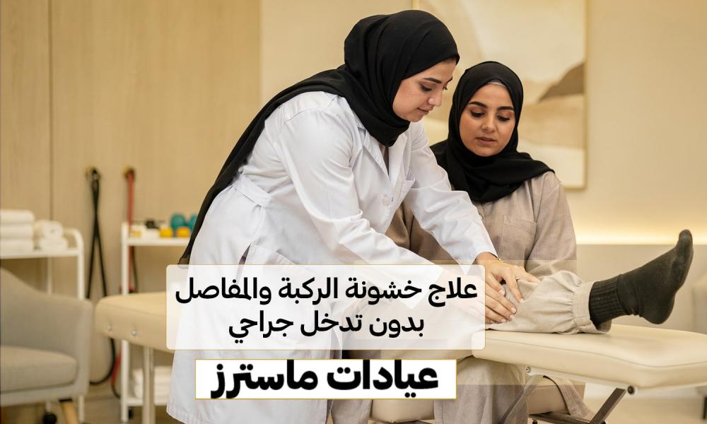 علاج خشونة الركبة والمفاصل بدون جراحة – عيادات ماسترز