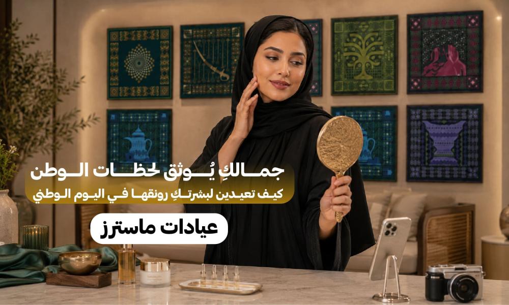 اليوم الوطني بصورتك.. هل بشرتك جاهزة للكاميرا؟