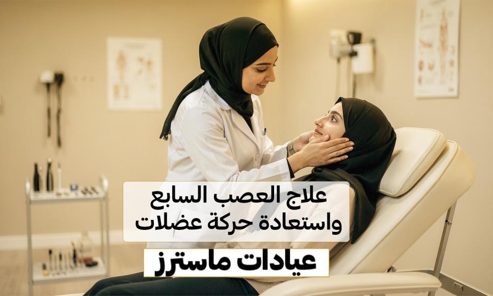 علاج العصب السابع بالعلاج الطبيعي – عيادات ماسترز