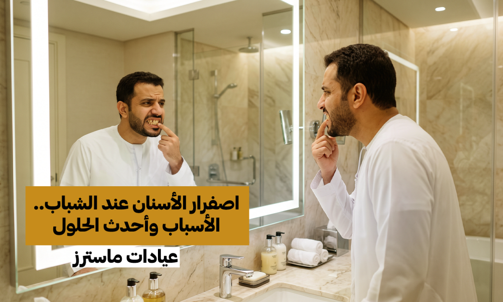 اصفرار الأسنان عند الشباب.. الأسباب وأحدث الحلول