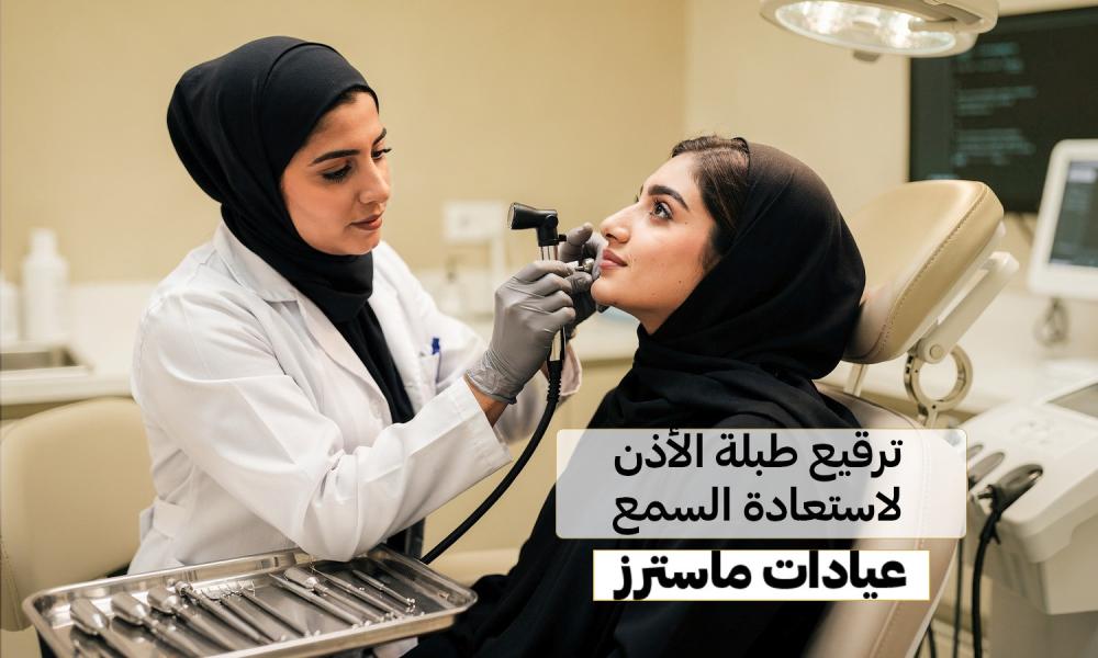 ترقيع طبلة الأذن لاستعادة السمع – عيادات ماسترز