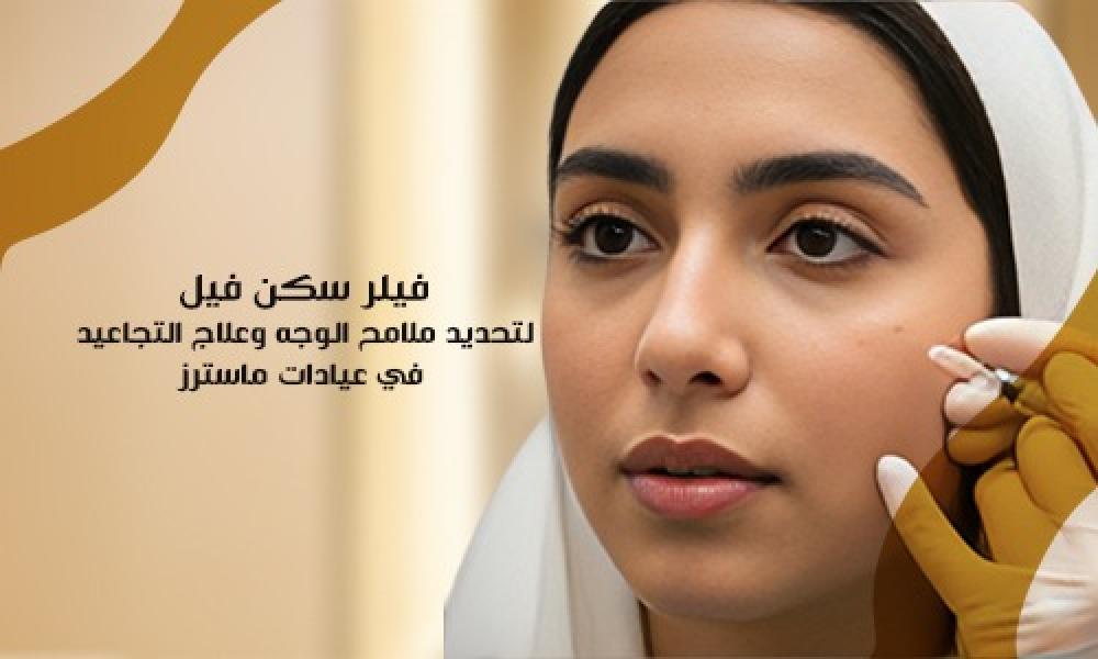 فيلر سكن فيل لتحديد ملامح الوجه وعلاج التجاعيد في عيادات ماسترز