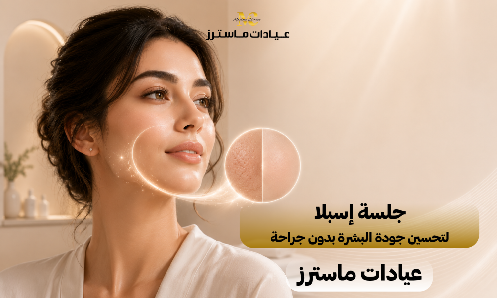 جلسة إسبلا لتحسين جودة البشرة بدون جراحة – عيادات ماسترز