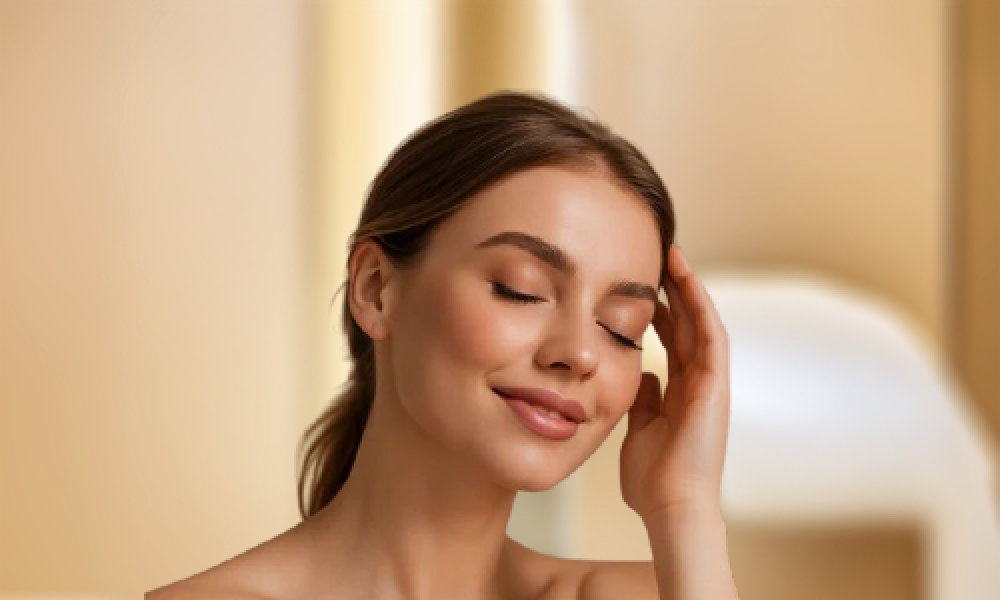 جلسة الانوفيال لترطيب البشرة وتجديدها في عيادات ماسترز.