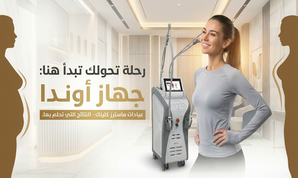 جهاز أوندا برو لنحت الجسم وشد الترهلات بدون جراحة في عيادات ماسترز