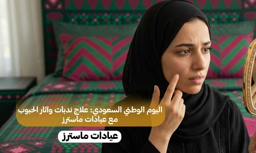 اليوم الوطني السعودي: علاج ندبات وآثار الحبوب مع عيادات ماسترز