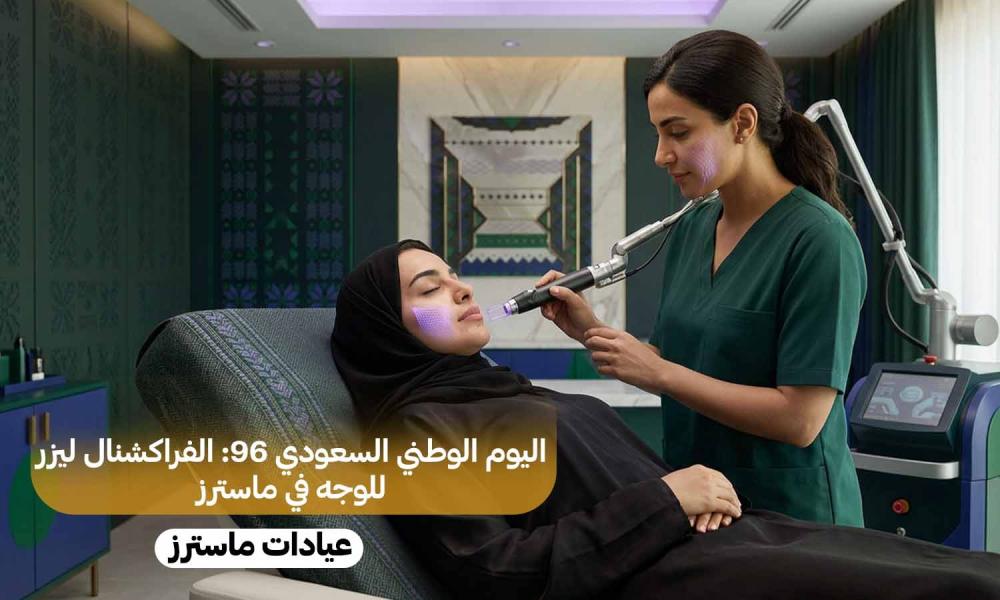 اليوم الوطني السعودي 96: الفراكشنال ليزر للوجه في ماسترز