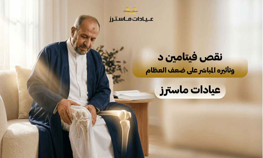 نقص فيتامين د وتأثيره المباشر على ضعف العظام – عيادات ماسترز