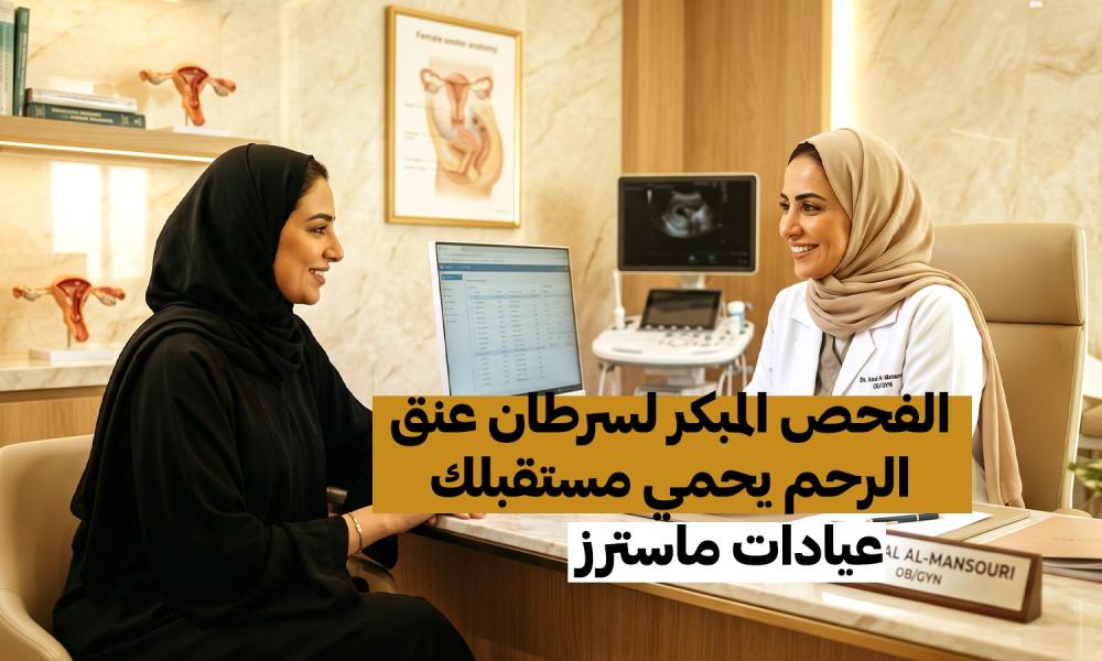 اطمئني قبل ظهور الأعراض.. الفحص المبكر لسرطان عنق الرحم يحمي مستقبلك | عيادات ماسترز