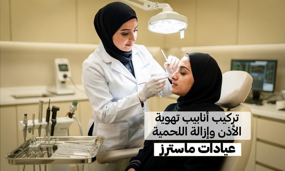 تركيب أنابيب تهوية الأذن وإزالة اللحمية – عيادات ماسترز