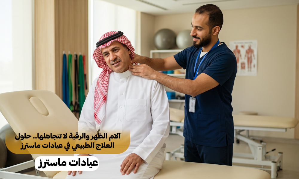آلام الظهر والرقبة لا تتجاهلها.. حلول العلاج الطبيعي في عيادات ماسترز