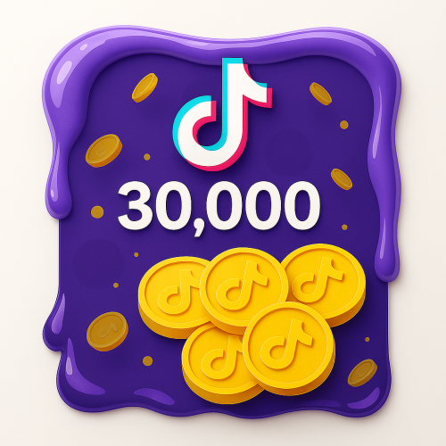 شحن تيك توك اسد 30,000 كوينز