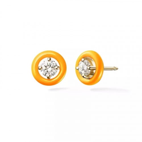 Orange earrings