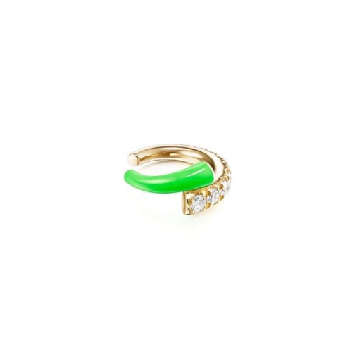 Green ear cuff