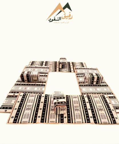طقم مدات سفط نجدي مخطط (مبطنه)