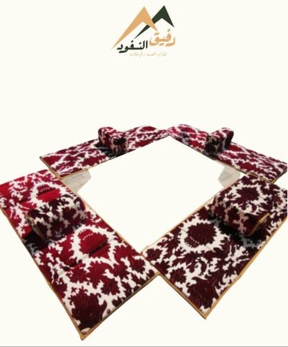 طقم مدات ابو طير عنابي (مبطنه)