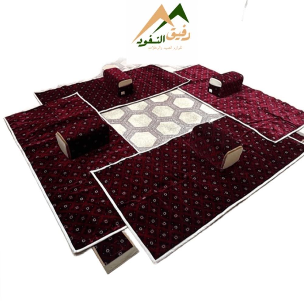 طقم مدات تركية حشوه اسفنج مطرز ب٣نقشات