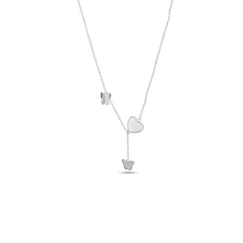 Love ROLAND Necklace / Silver Color - Stainless St...