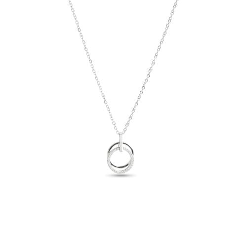 Sol Necklace / Silver Color - Stainless Steel