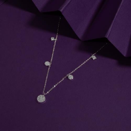 Sali Necklace / Silver Color - Stainless Steel