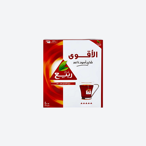 شاي ربيع أسود ناعم الأقوى 100 كيس