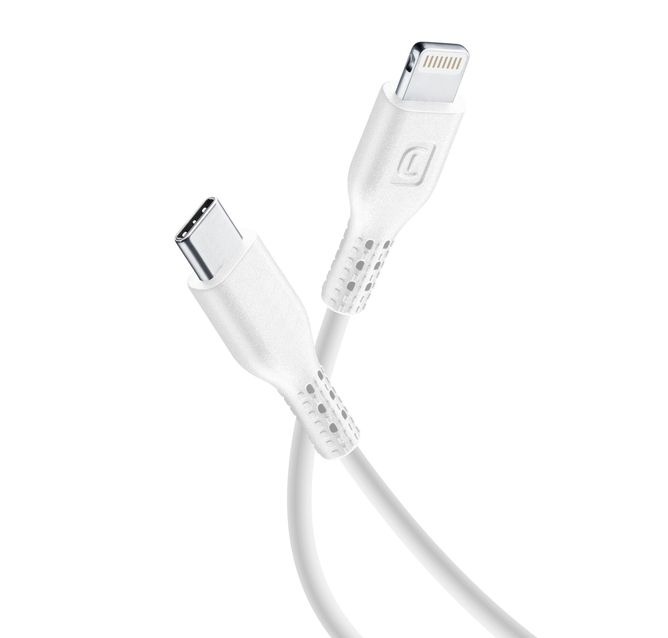 كابل تايب سي ايفون من Cellularline - طول 1 متر - أبيض