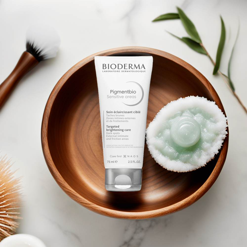 أفضل كريم لتفتيح وترطيب المناطق الحساسة | Bioderma Pigmentbio Sensitive Areas