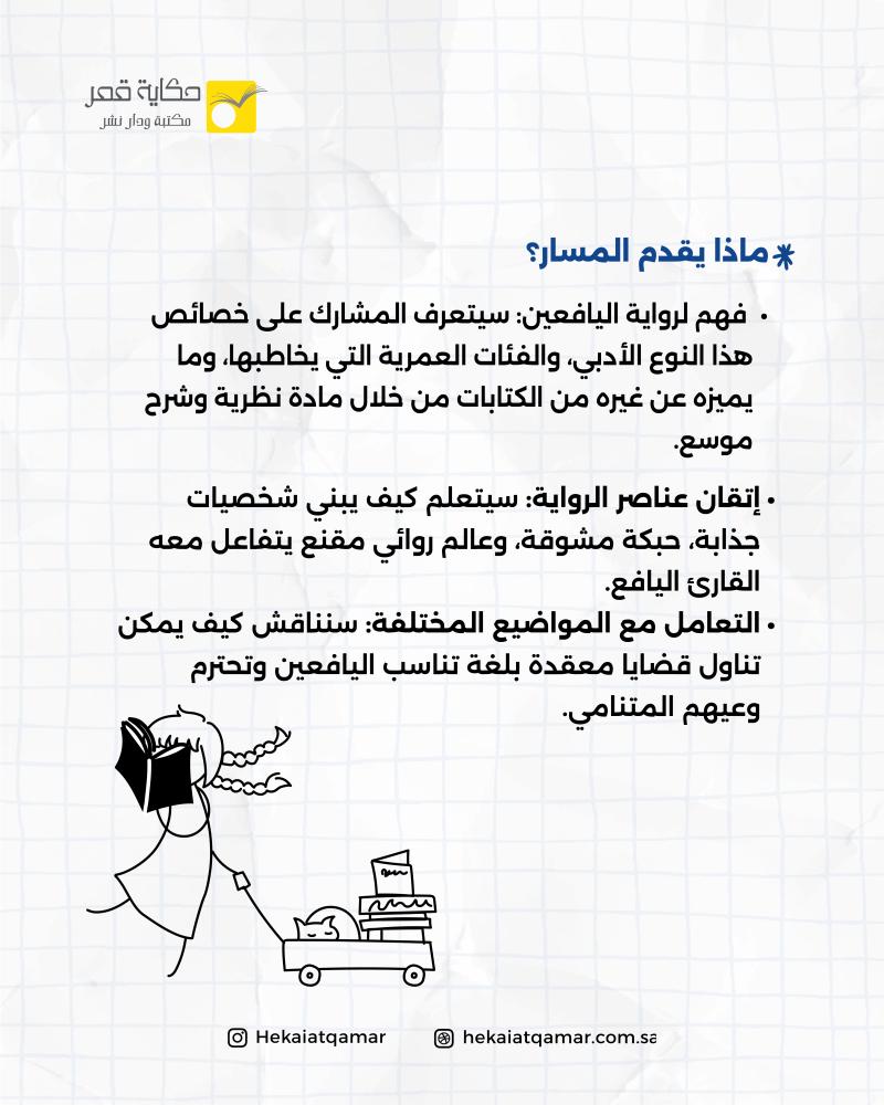 مسار كتابة الرواية لليافعين
