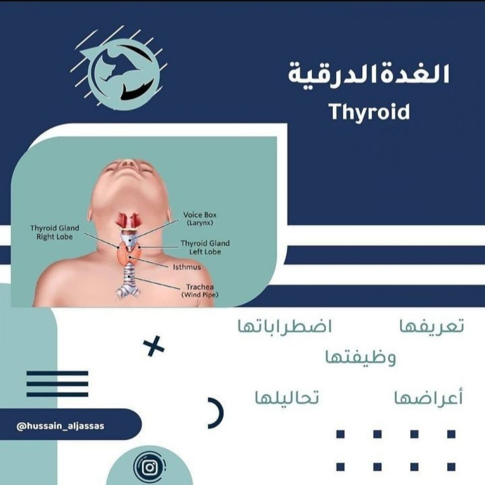 الغدة الدرقية(Thyroid) واضطراباتها