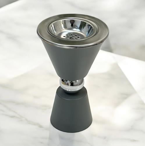 مبخرة استيل رمادي