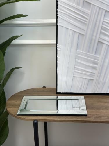 صينية مرايا فضي