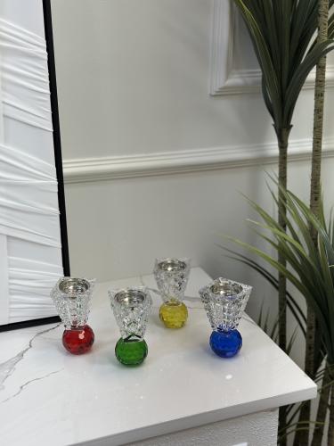 مبخرة كرستال ملون