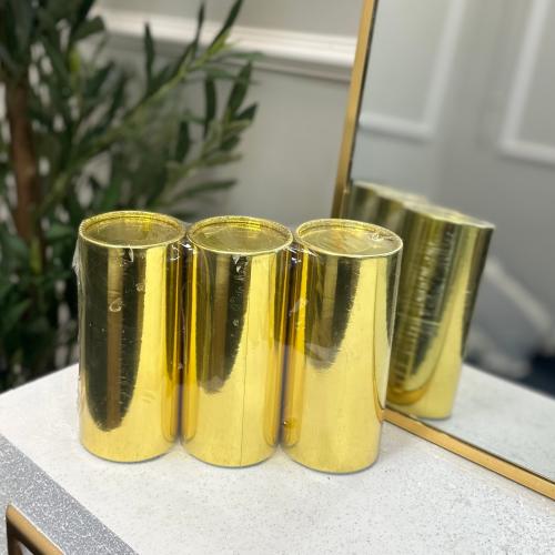 علب مناديل ذهبي 3 قطع