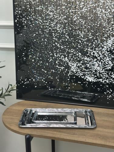 صينية تقديم فضي