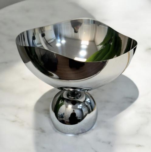 استاند تقديم استيل فضي