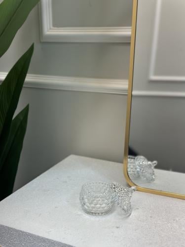 طقم سكريه كرستال قطعتين