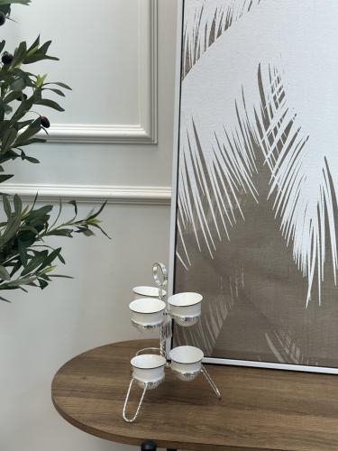 استاند فناجيل فضي